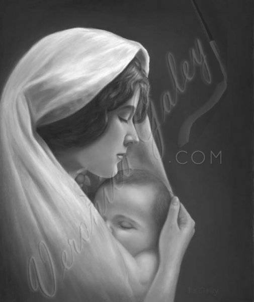 Mothers Love (charcoal)